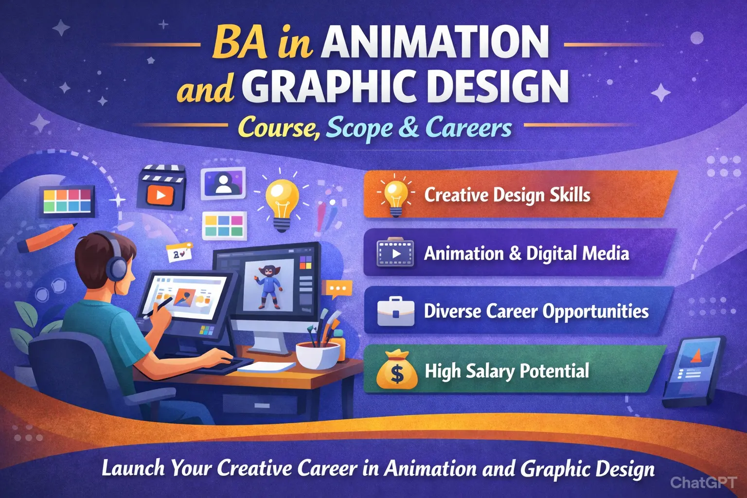 ba in animation and graphic design